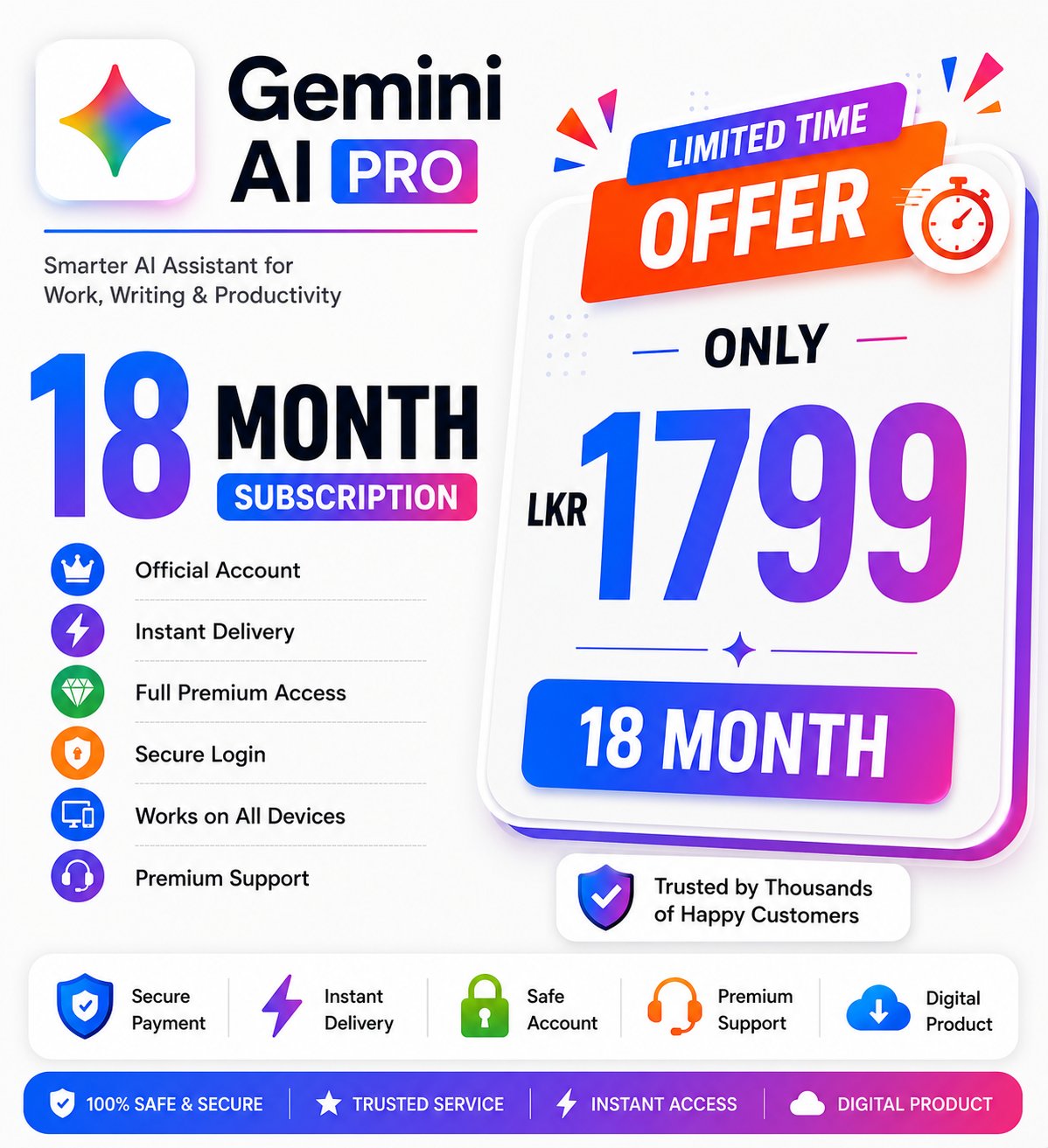 GEMINI PRO 18 MONTH