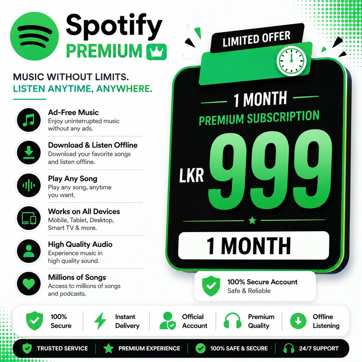 Spotify Premium 1 Month — image 1